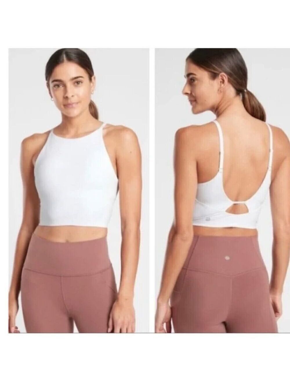 Athleta | Intention Crop D-DD In Blue Colorblock - Picture 3 of 10